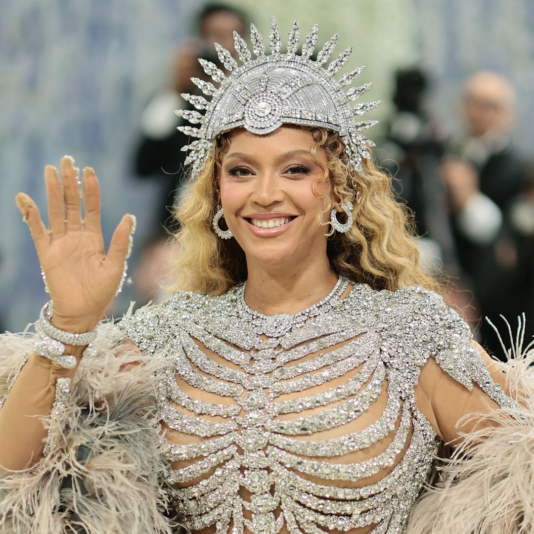 Beyoncé, 45, stuns in daring new look featuring nothing but fur and diamonds