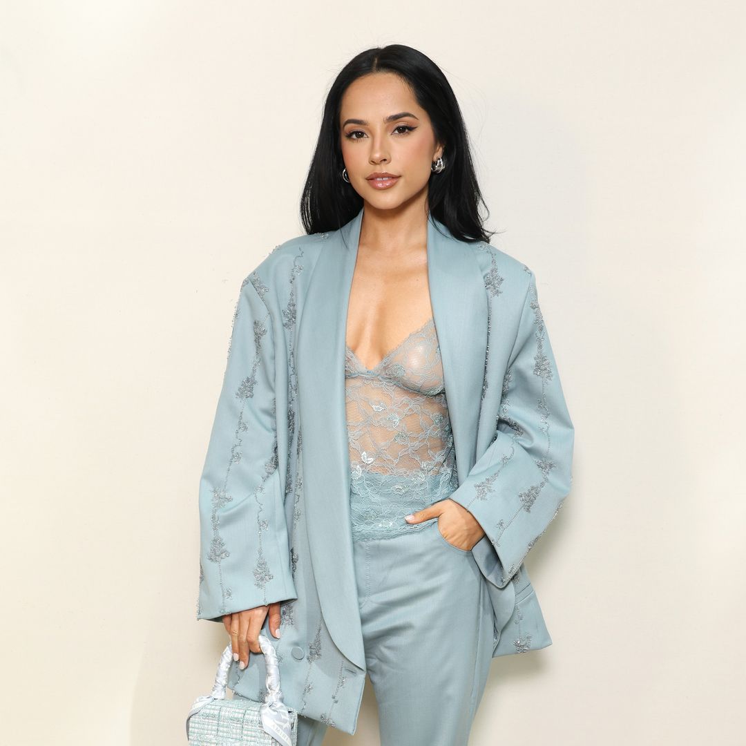 Becky G looks unrecognizable as she models in Willy Chavarria's Spring-Summer 2026 Paris Fashion Show