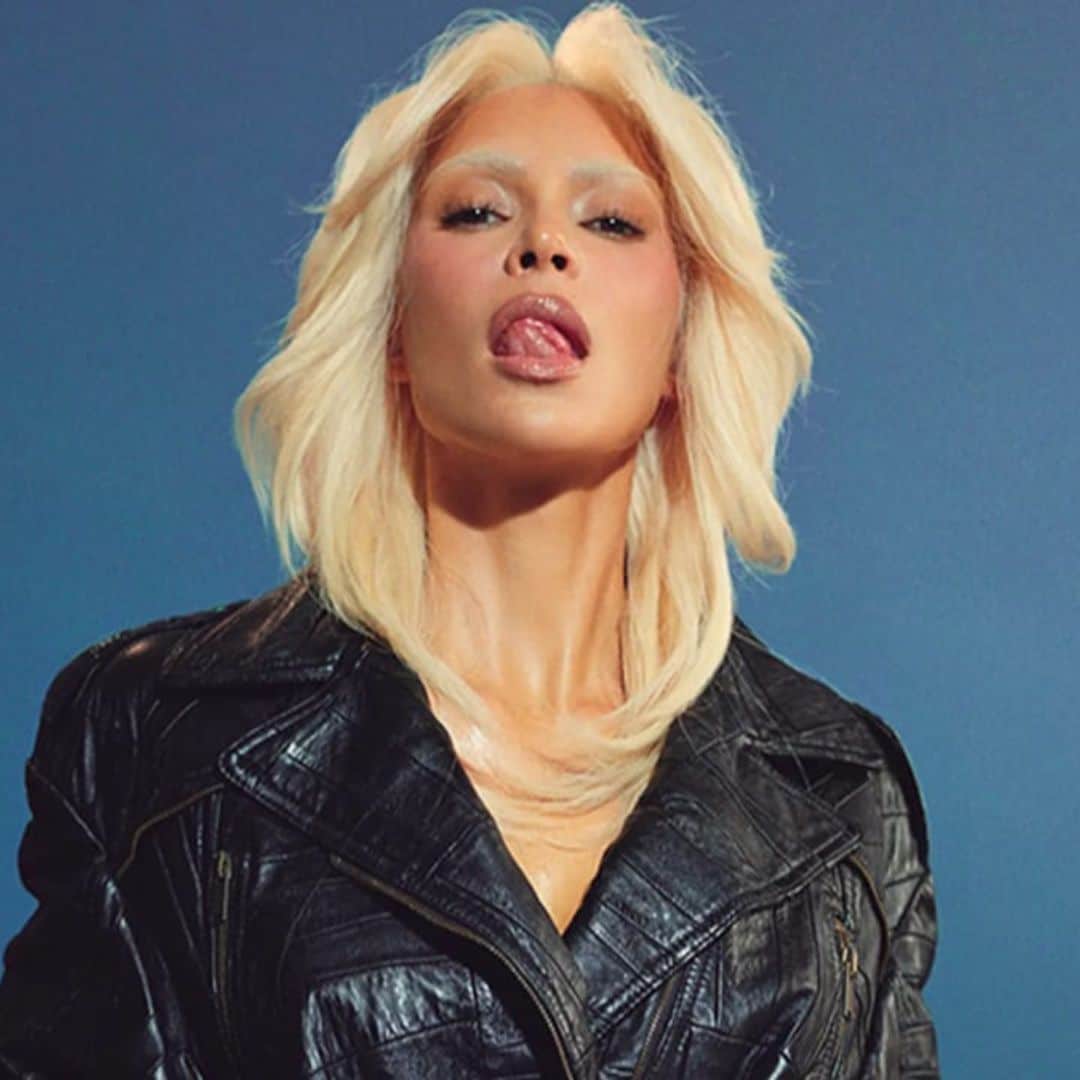 Kim Kardashian wears a jockstrap with her pants pulled down in ‘American Dream’ photoshoot