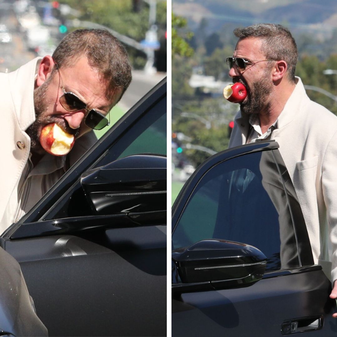 The surprising reason Ben Affleck has been biting apples everywhere he goes