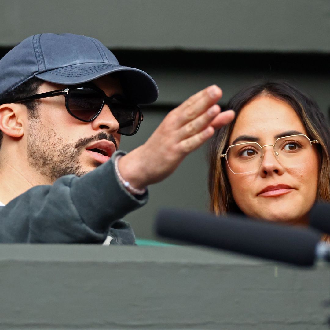 Bad Bunny and girlfriend Gabriela Berlingeri make rare Wimbledon appearance after Novak Djokovic attended his London concert