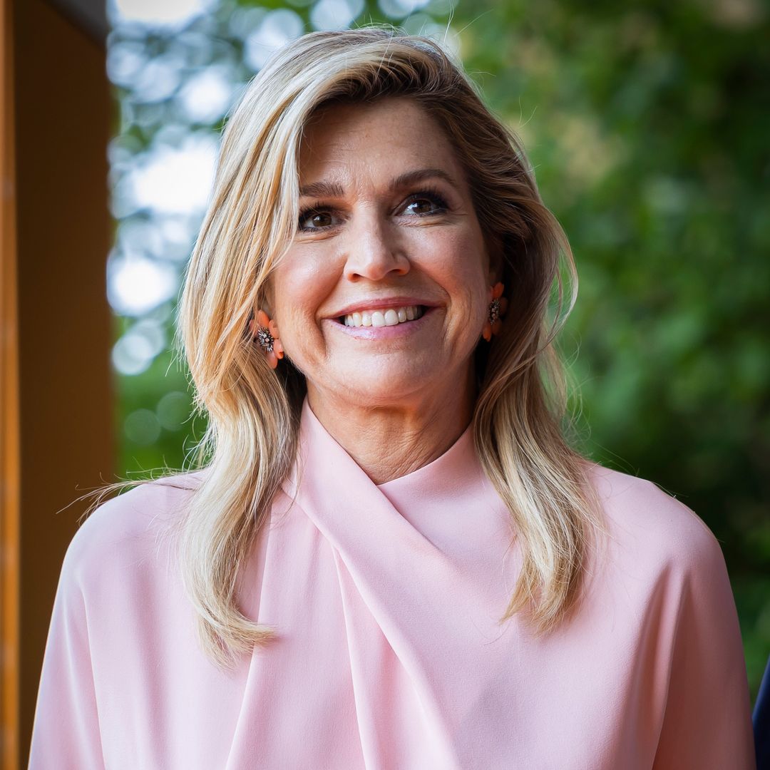 Queen Máxima's emerald jewels steal the show in a vibrant green fringe dress during royal engagement