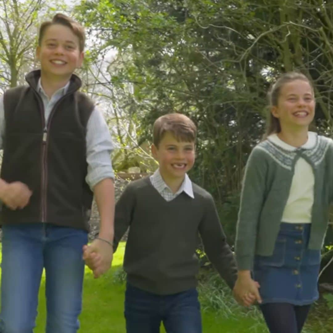 Prince George's birthday celebrated with sweet sibling video featuring Princess Charlotte and Prince Louis