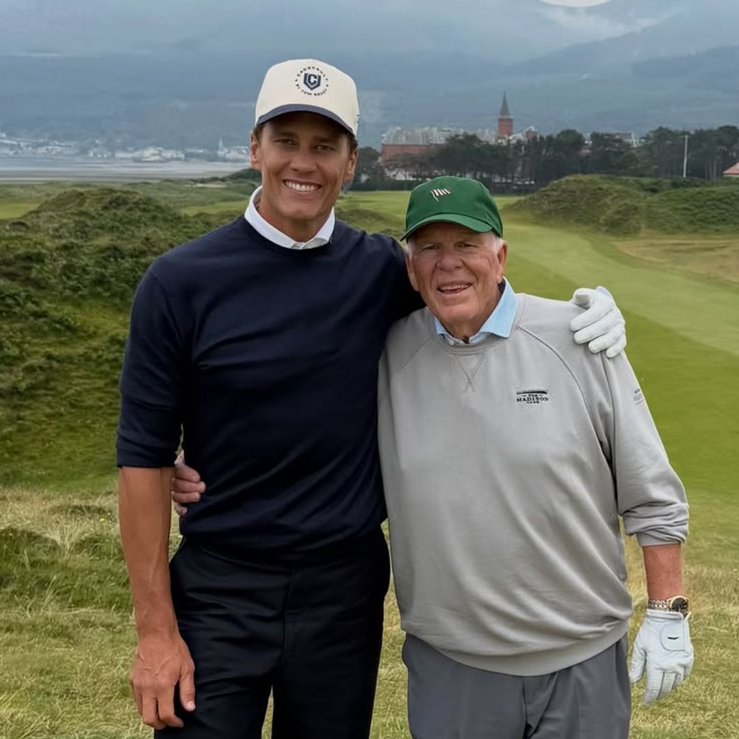 Tom Brady calls dad his 'idol and hero' on golf trip to Ireland for Father's Day