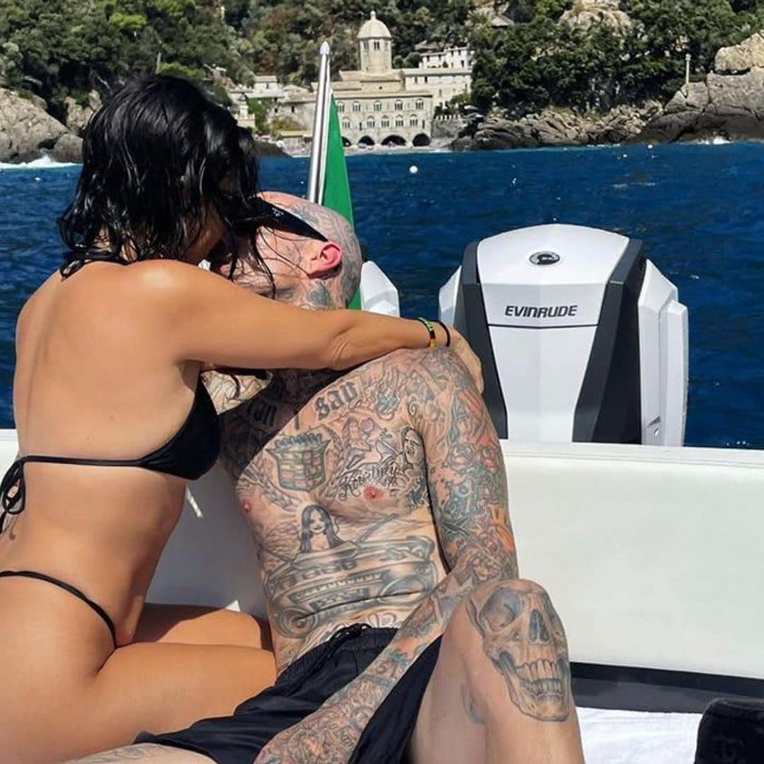 Kourtney Kardashian and Travis Barker are living their best lives in Italy together