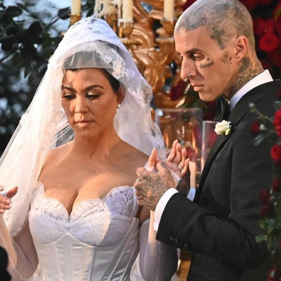 What the Kardashian family wore to Kourtney and Travis’ Italian wedding: See Pics