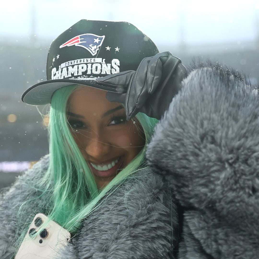 Cardi B can’t stop smiling as Stefon Diggs reaches the Super Bowl for the first time [PHOTOS]