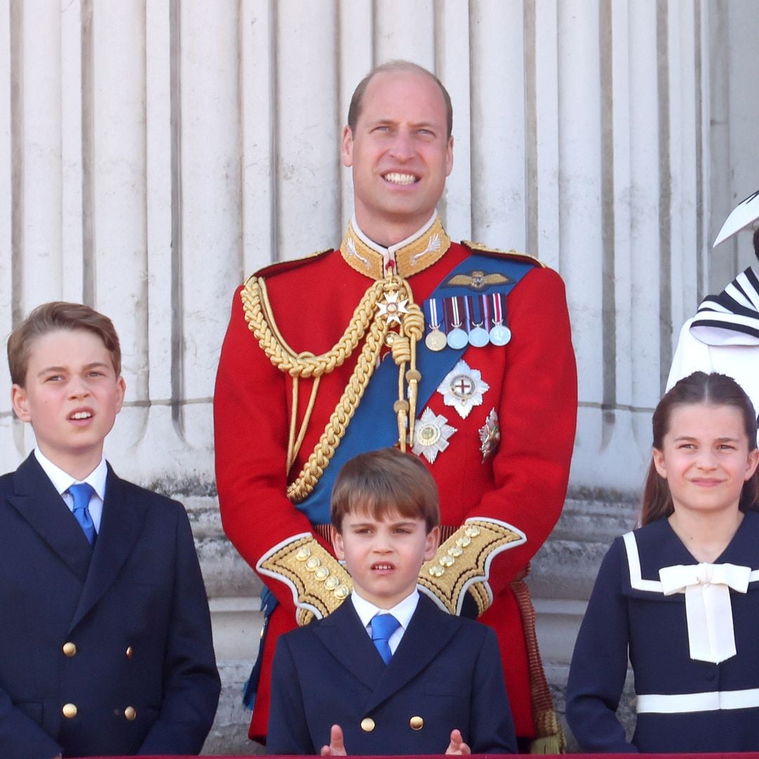 Prince William jumps with George, Charlotte and Louis in fun new photo: 'We all love you so much'