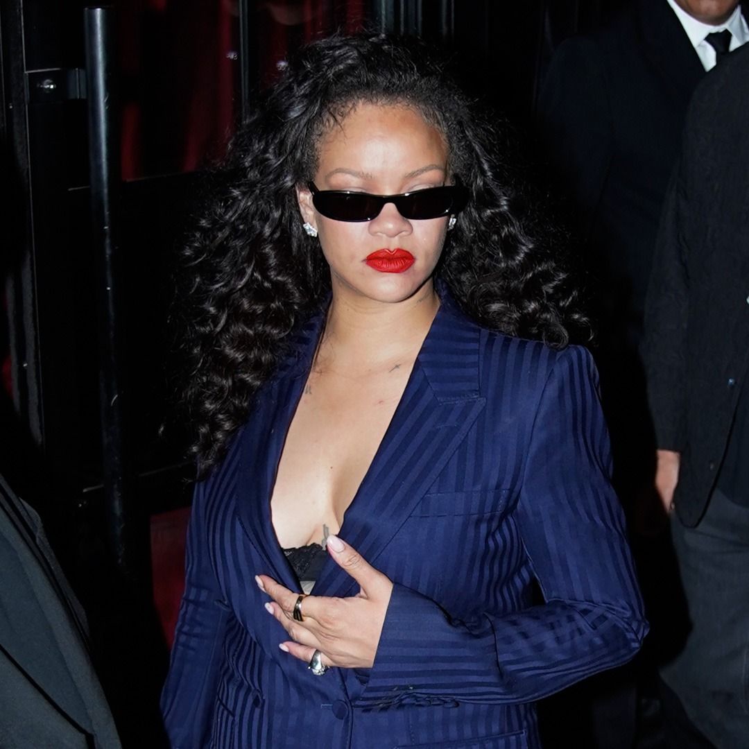 Rihanna rivals Jennifer Lopez’s power-suit reign with her latest Parisian look