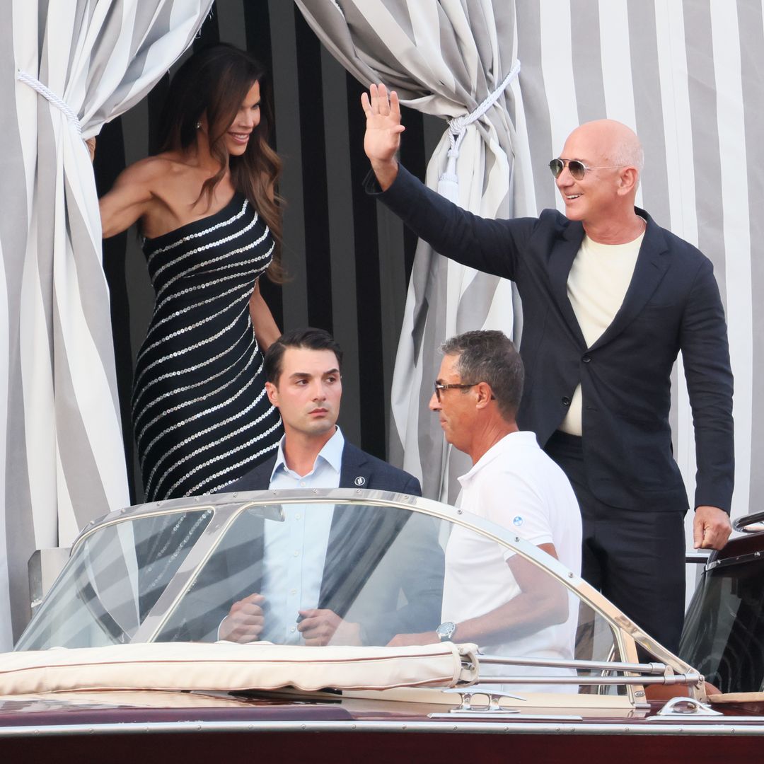 First Images: Jeff Bezos and Lauren Sánchez arrive in Venice ahead of their wedding weekend