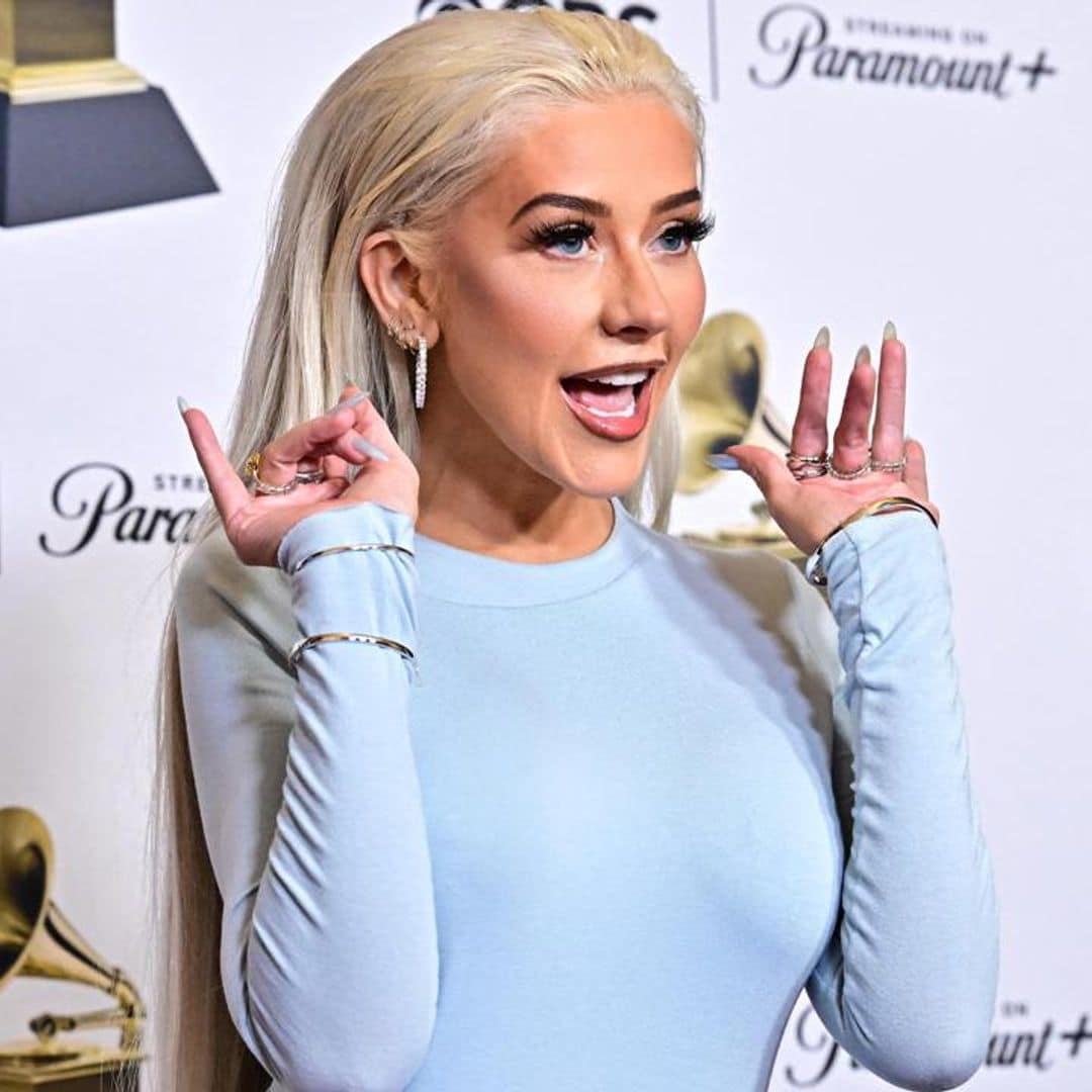 Christina Aguilera wows with new look wearing nude ensemble at Las Vegas performance