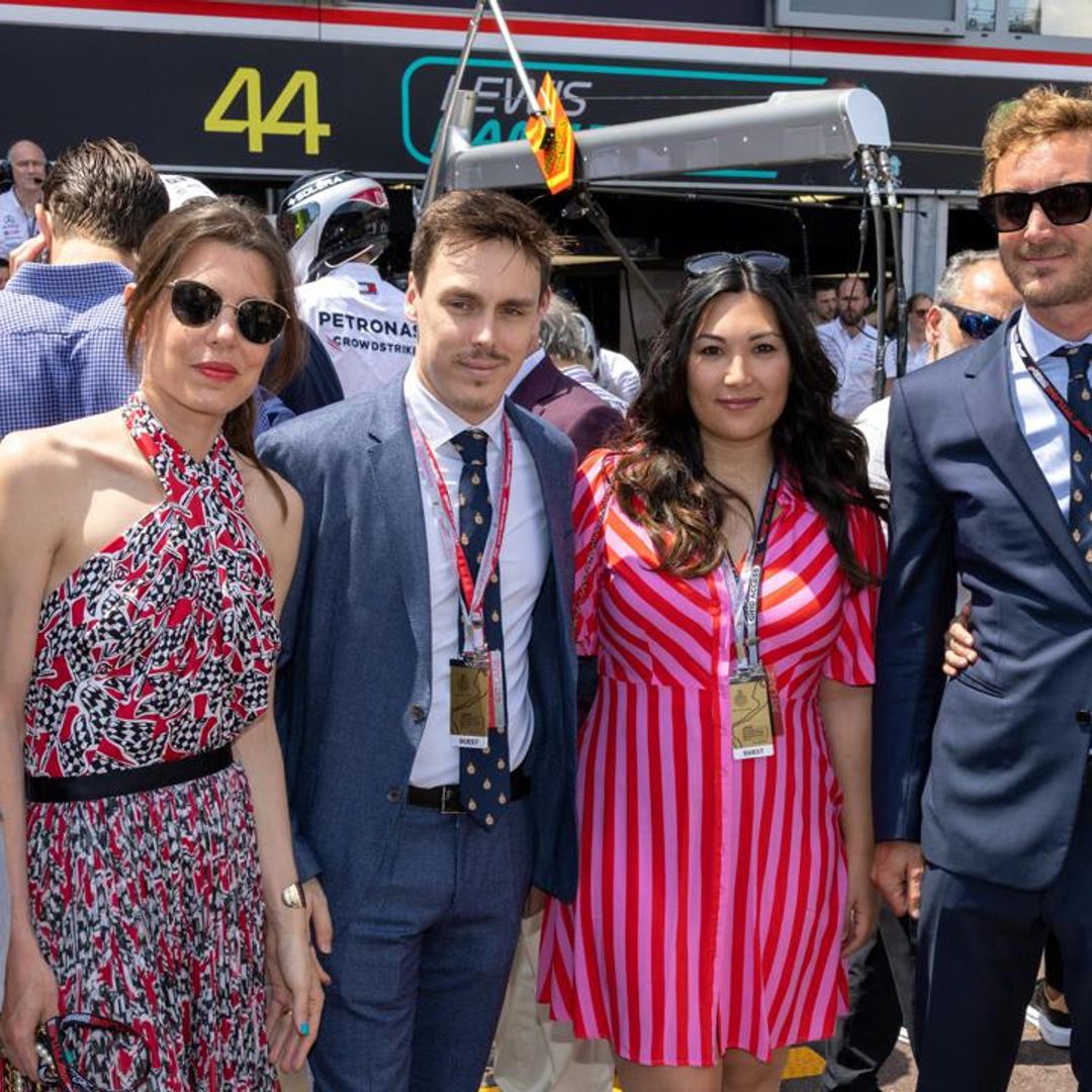 Princess Stephanie’s daughter-in-law makes appearance following birth of first child
