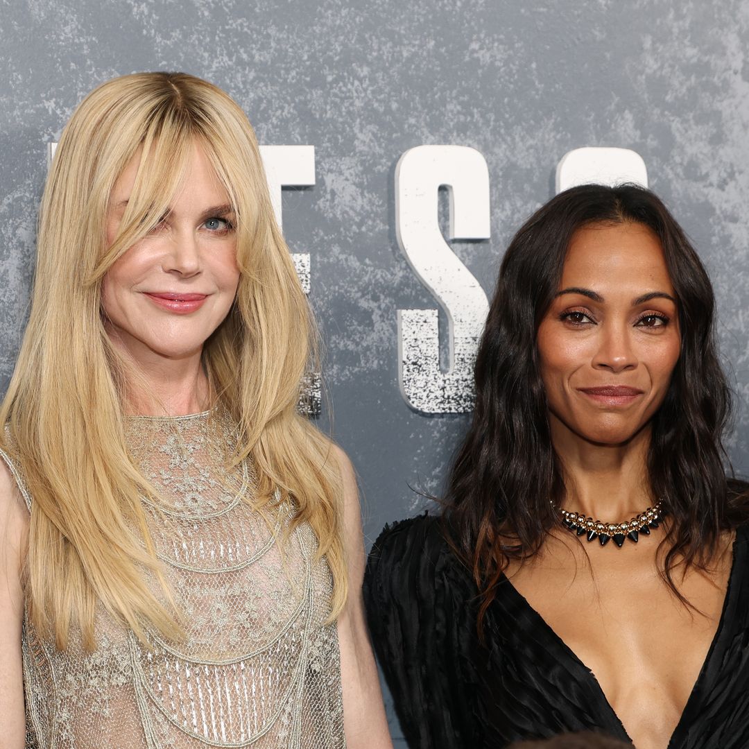 Nicole Kidman and Zoe Saldaña's sweet friendship shines alongside their couture looks at Lioness premiere