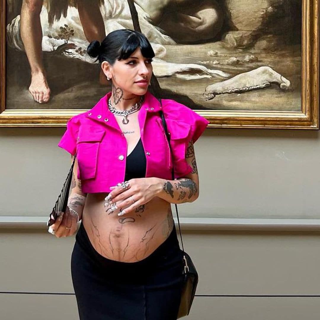 Getting closer to the big day, Cazzu shows how her baby moves inside her tummy