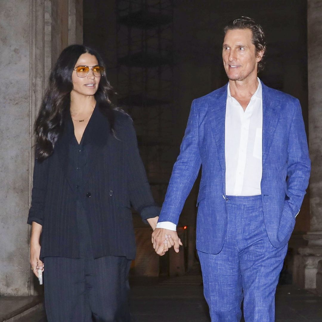 Camila Alves embraces effortless glamour and coordinated looks on romantic Rome night with Matthew McConaughey