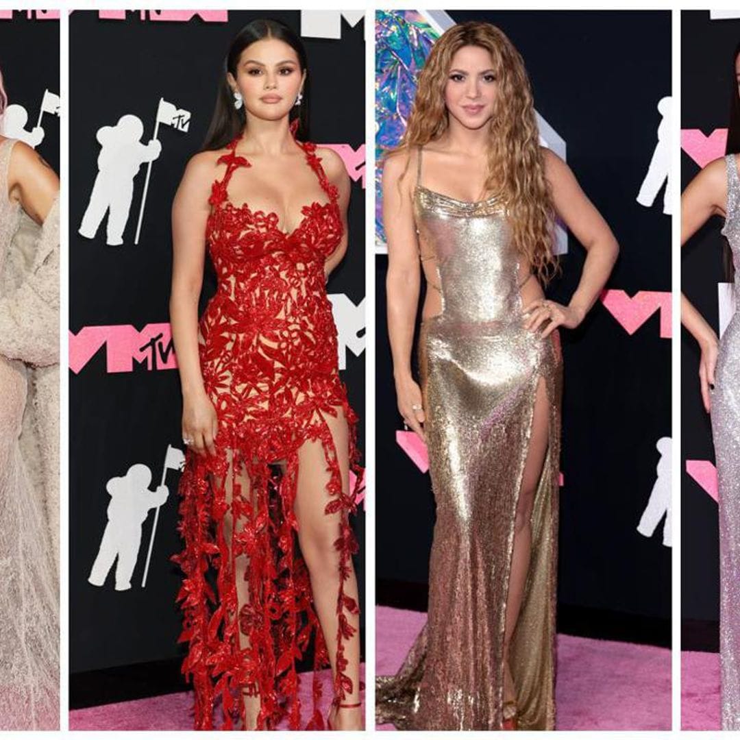 MTV VMAs: Red carpet looks including Shakira, Karol G, Selena Gomez, Taylor Swift and more