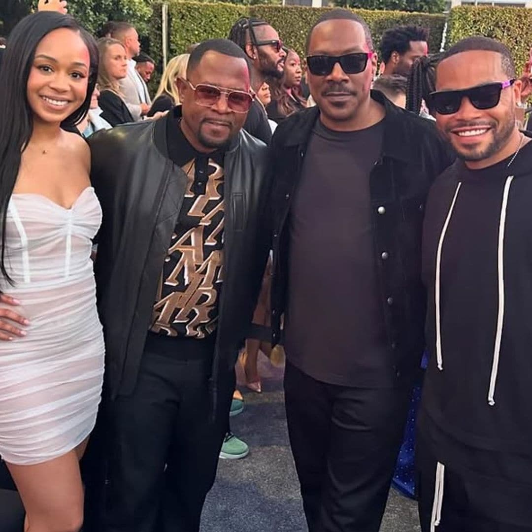 Eddie Murphy and Martin Lawrence become in-laws after their kids tie the know at an intimate wedding