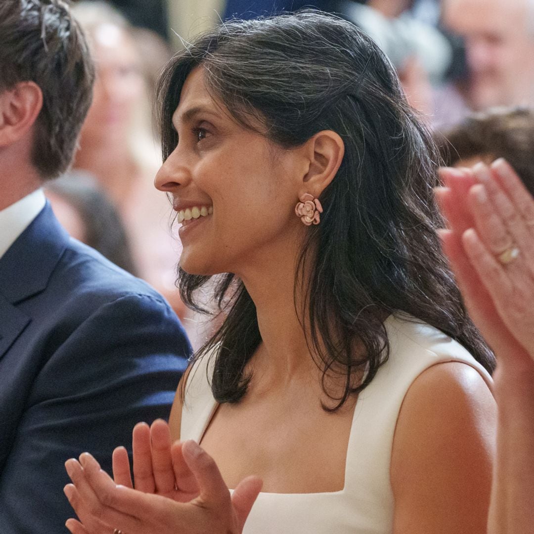Second Lady Usha Vance joins First Lady Melania Trump at event for military mothers