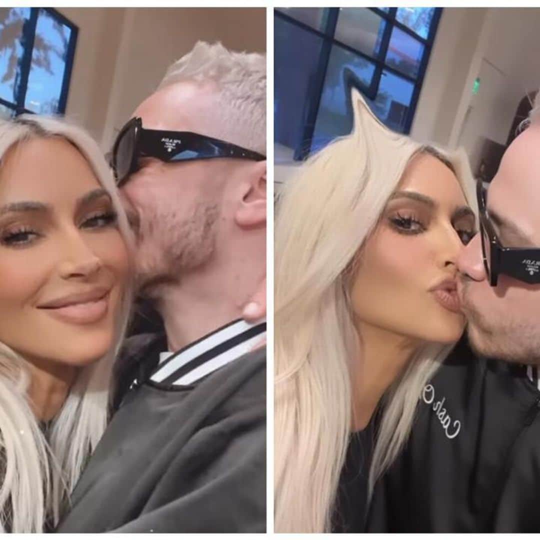 Kim Kardashian and Pete Davidson pack on the PDA like Kourtney and Travis Barker