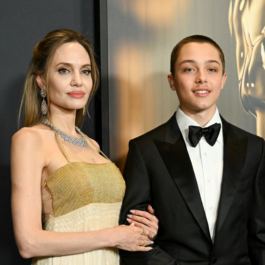 Angelina Jolie’s son Knox coordinates his bold new hair with an unexpected fashion choice