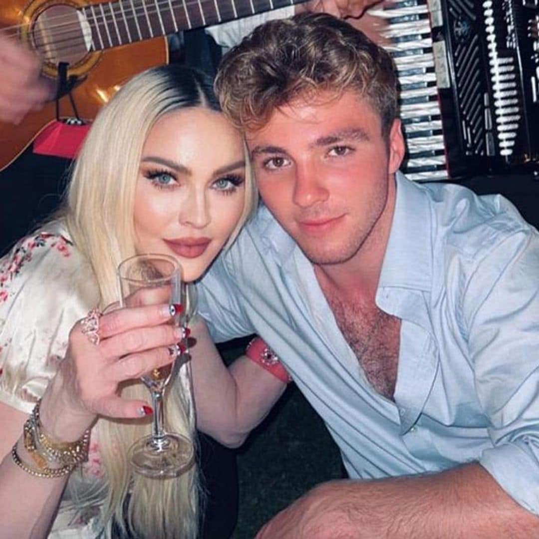 Madonna and her son Rocco Ritchie celebrate their birthday together in Italy