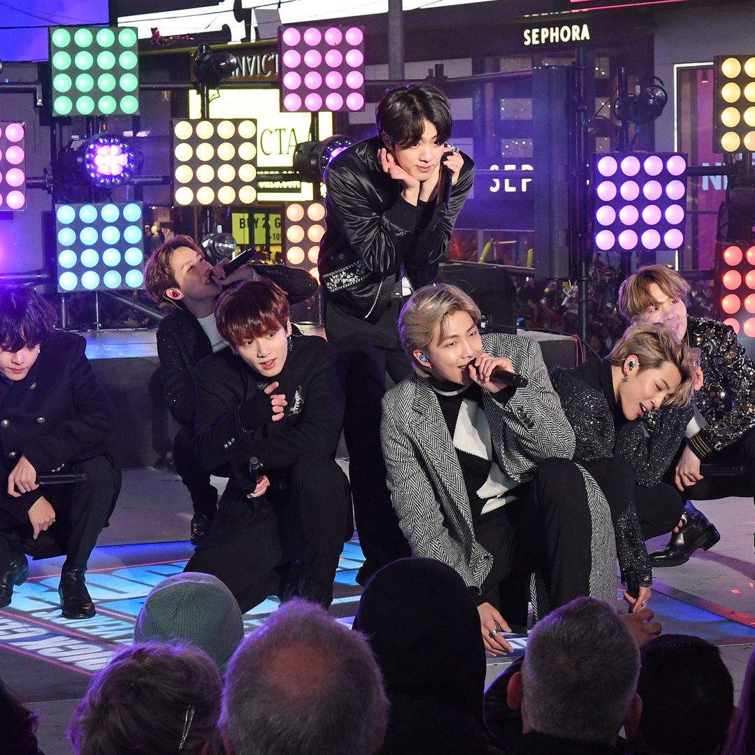 BTS Took over times square in 2020