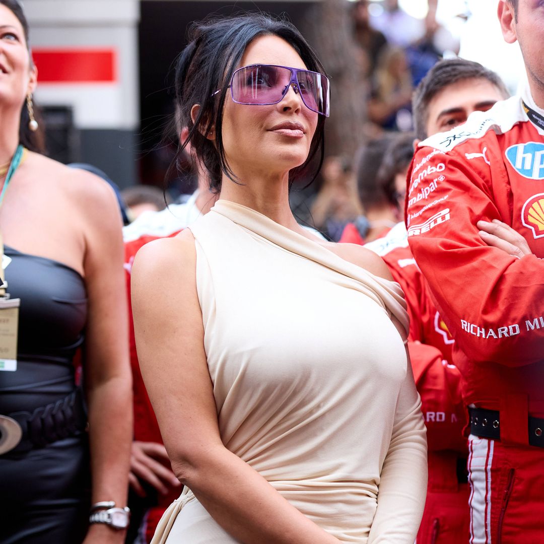 Kim Kardashian criticized for sheer lace Monaco Grand Prix outfit as fans call look 'out of place'