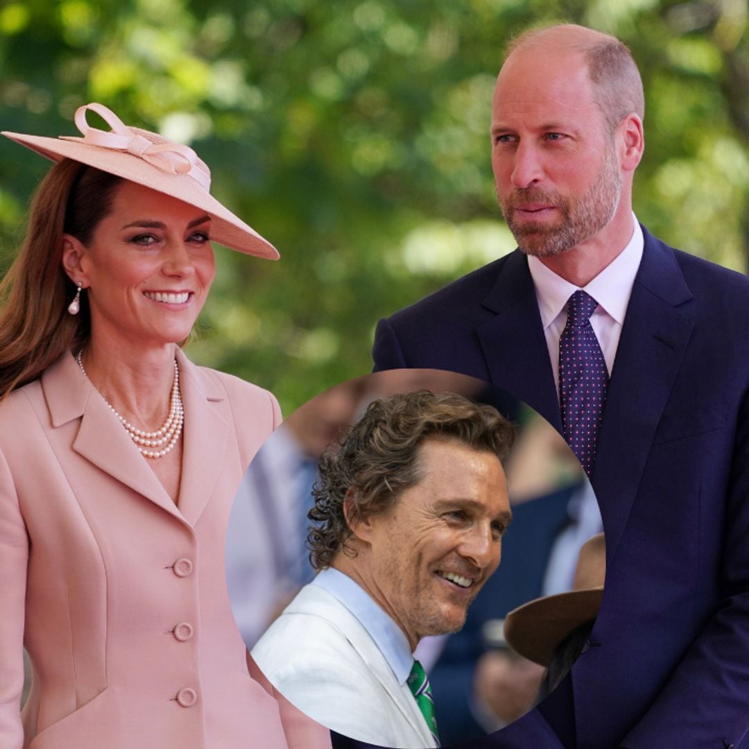 Matthew McConaughey prompts swoons with sweet gesture toward Prince William and Kate Middleton