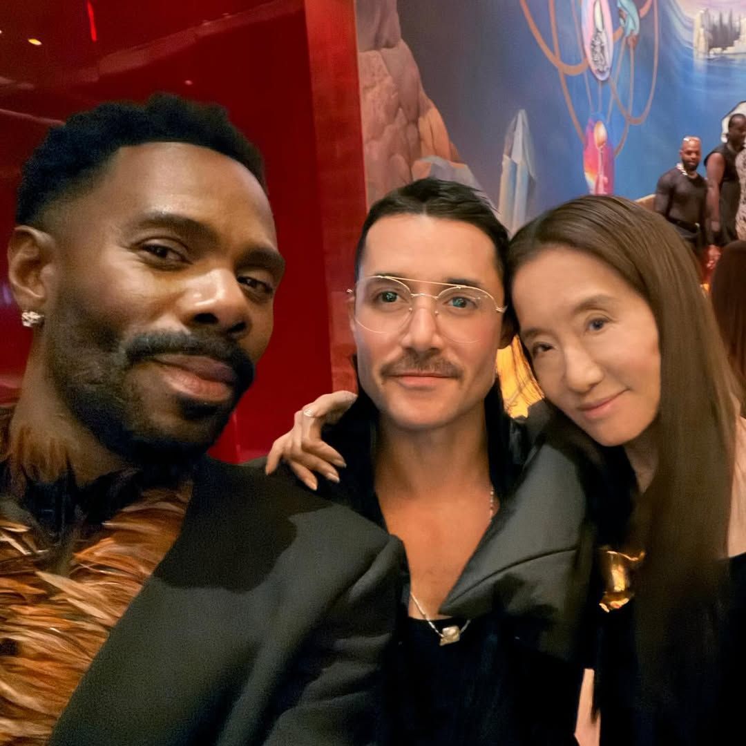 Colman Domingo, Patricio Campillo and Vera Wang at the party.