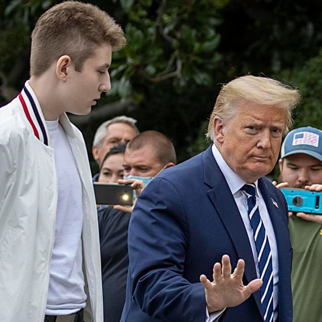 What Barron Trump revealed about his dad Donald Trump during a dinner at Mar-a-Lago