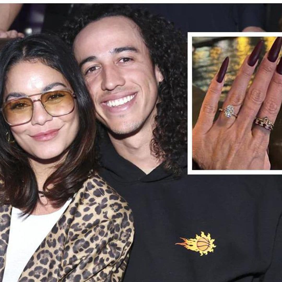 Vanessa Hudgens shows off stunning engagement ring: ‘We couldn’t be happier’