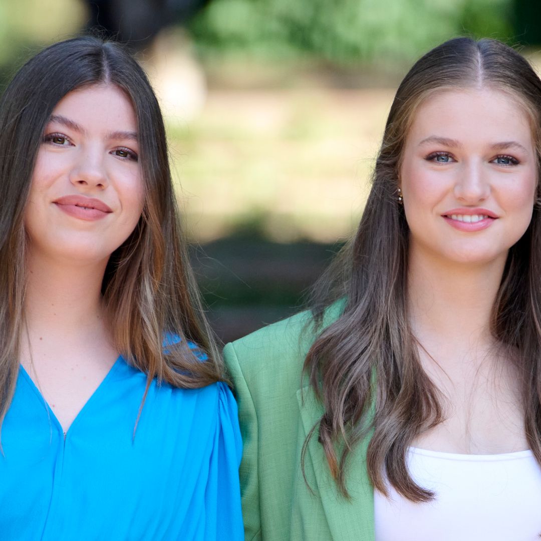 Sisters Princess Leonor and Infanta Sofia reunite in Spain