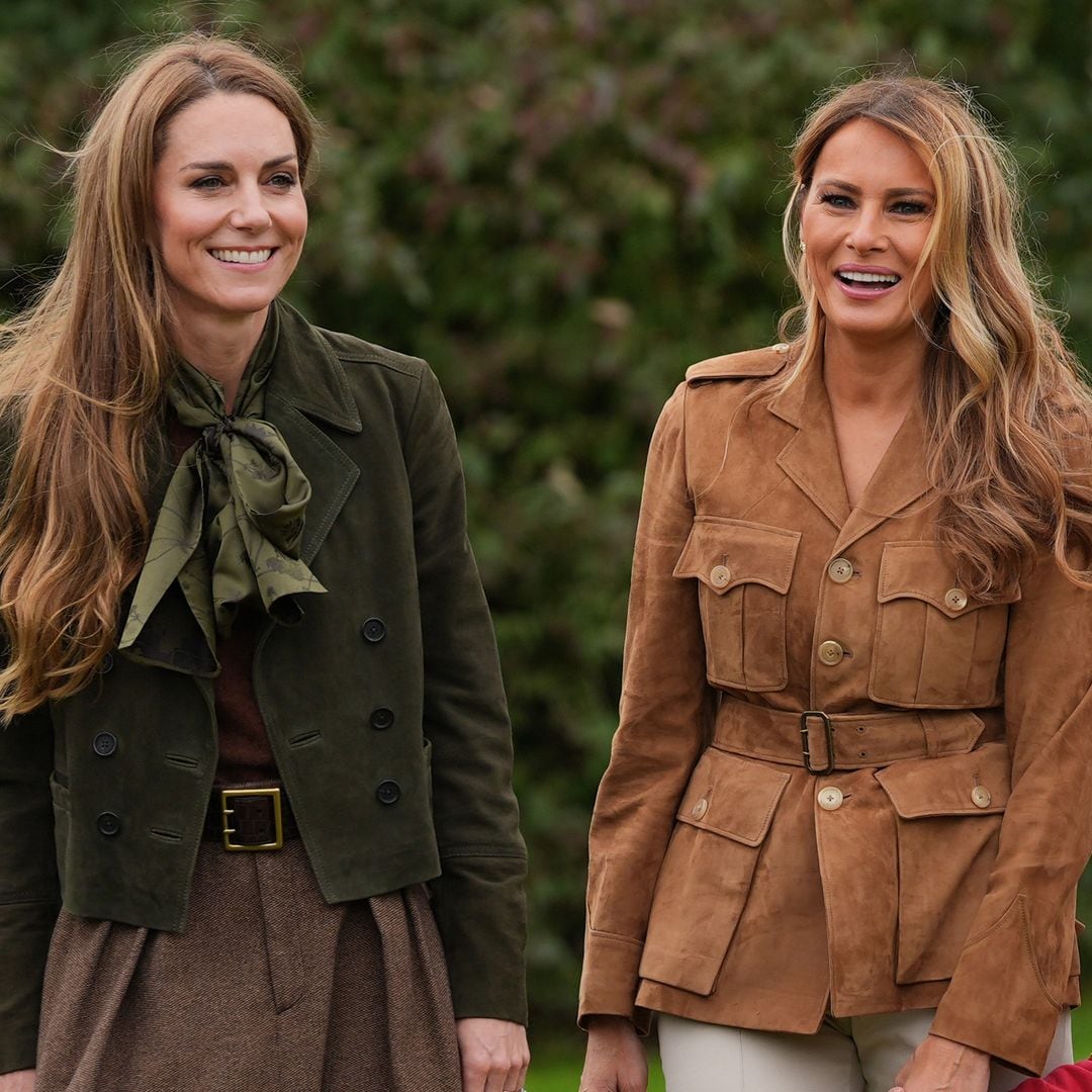 Melania Trump asked 'Are you the next princess?' while out with the Princess of Wales