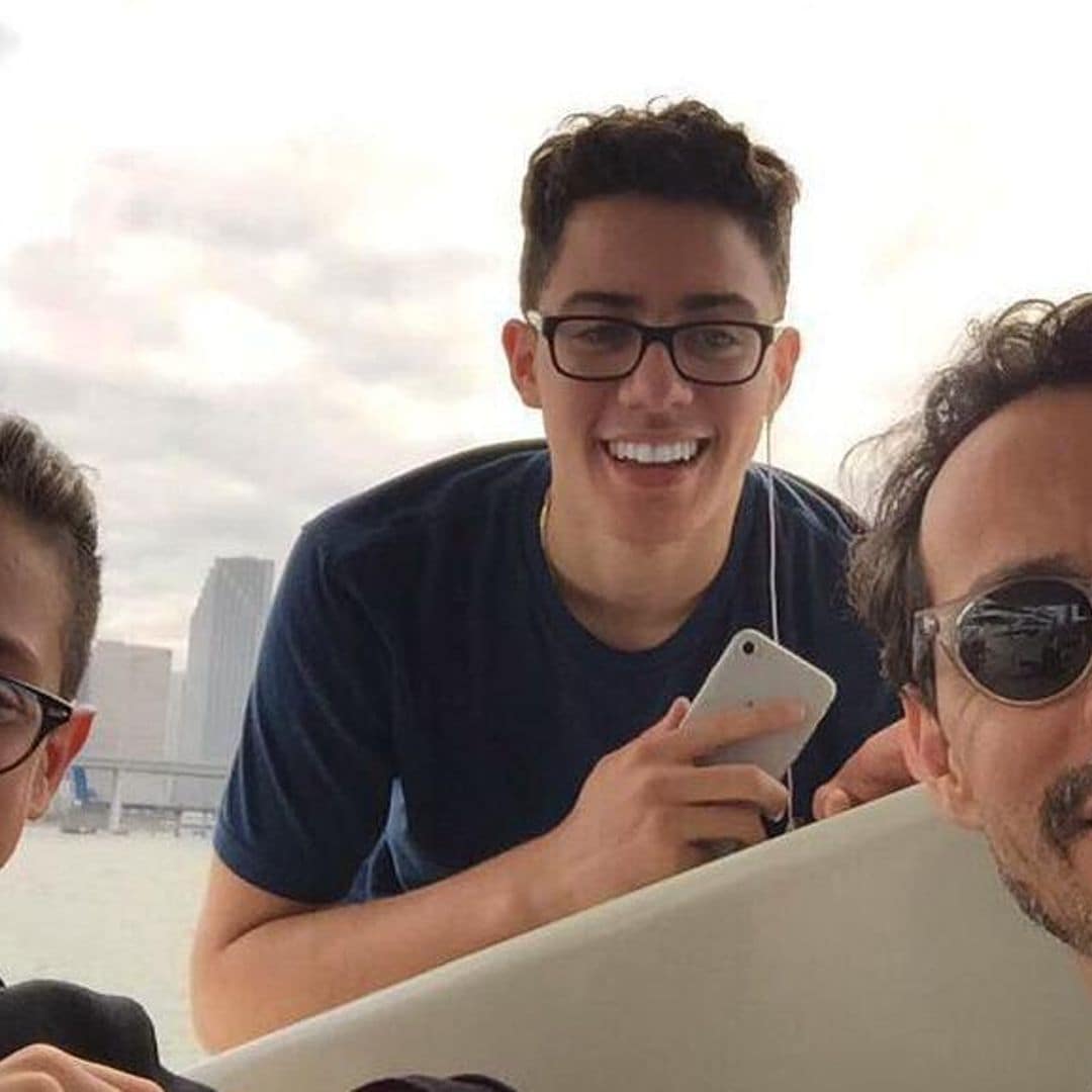 Marc Anthony’s 16-year-old son Ryan puts his music talent on display