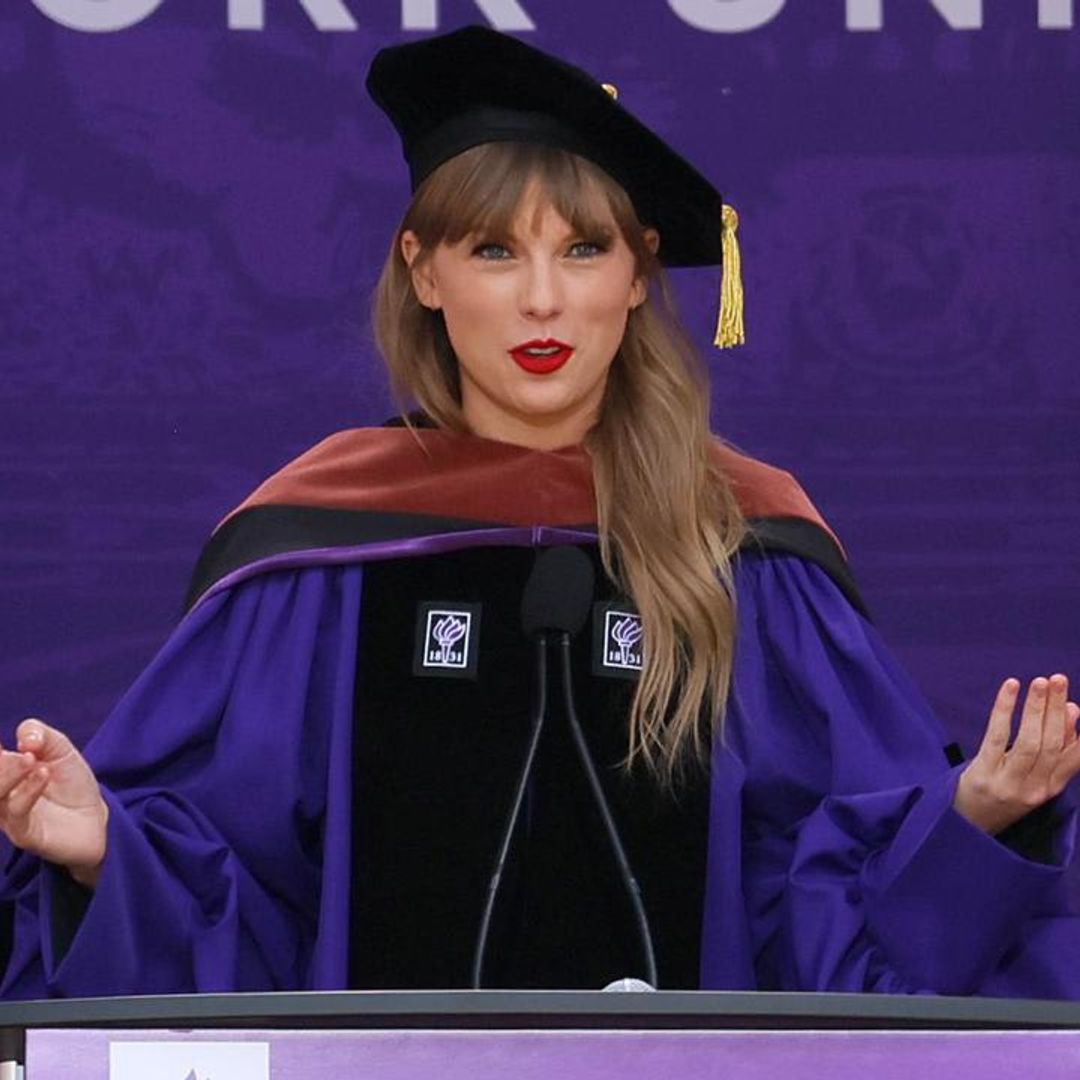 Taylor Swift talks about the public obsession with her love life in NYU commencement speech