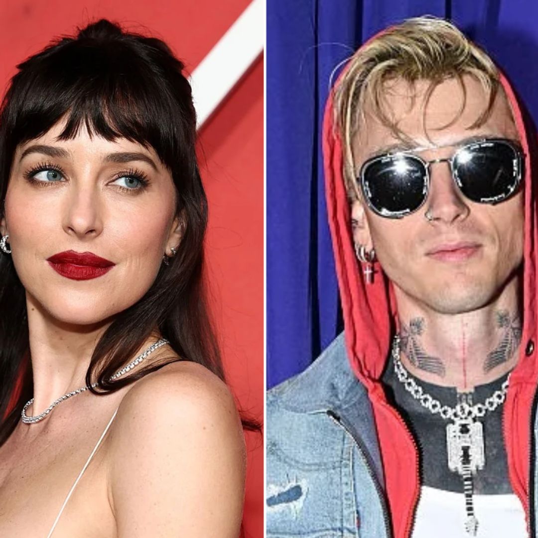 Dakota Johnson has found an unexpected music partner in Machine Gun Kelly as he encourages her to sing