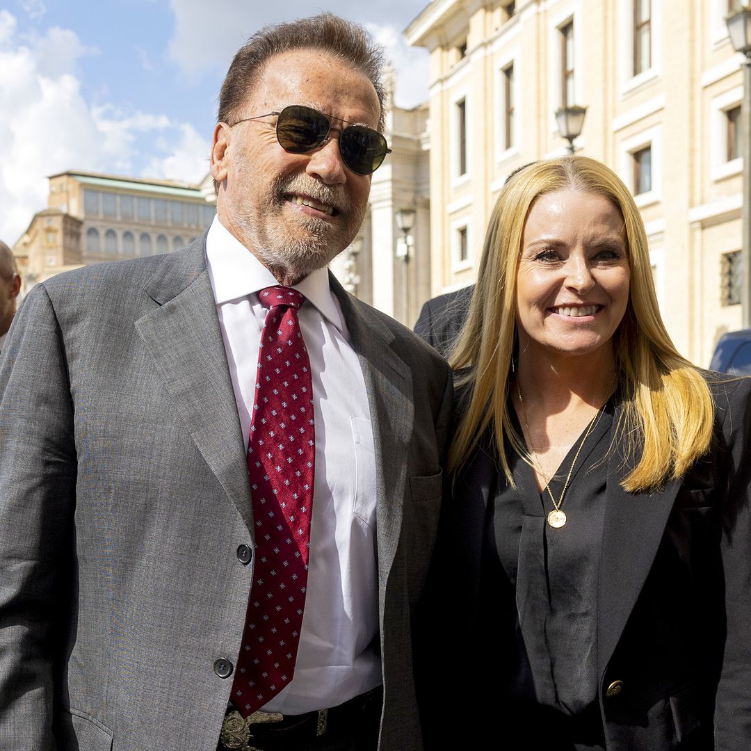 Arnold Schwarzenegger and Heather Milligan make rare appearance together over sushi