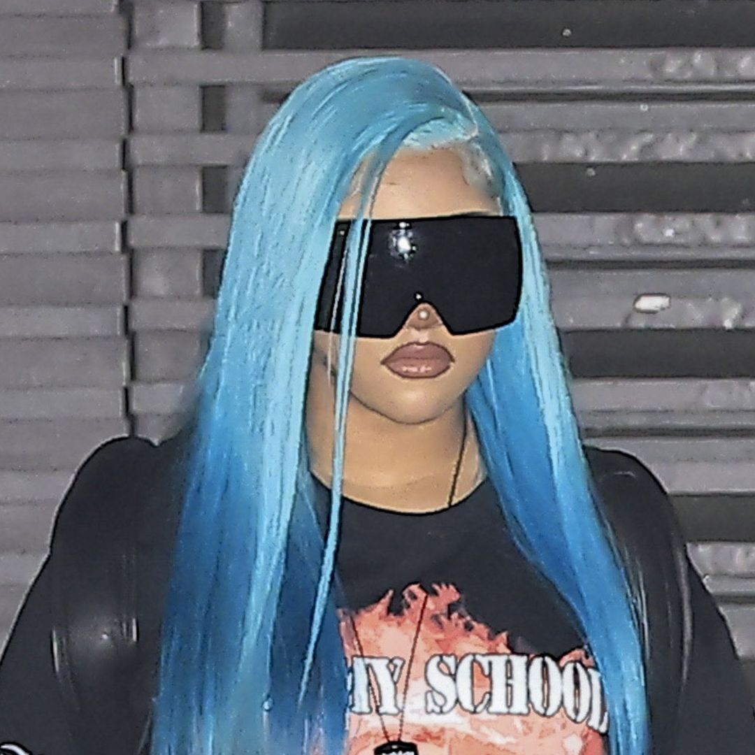 North West, 13, turns heads with new thigh piercings and electric blue hair in Malibu