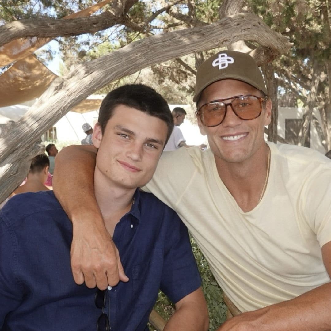 Tom Brady's son hangs out with his mom at the US Open: 'Traditions'