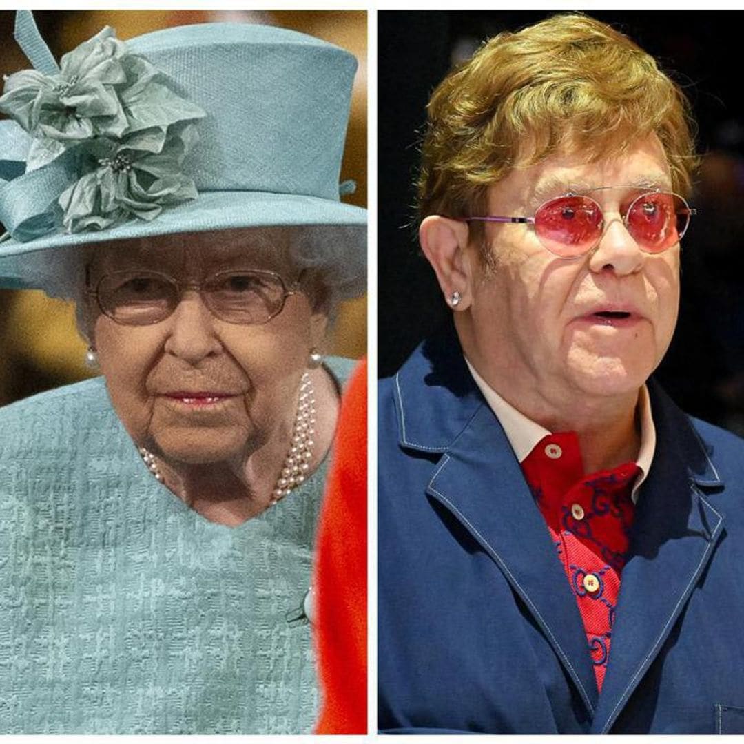 Elton John shares emotional tribute to Queen Elizabeth following the announcement of her death