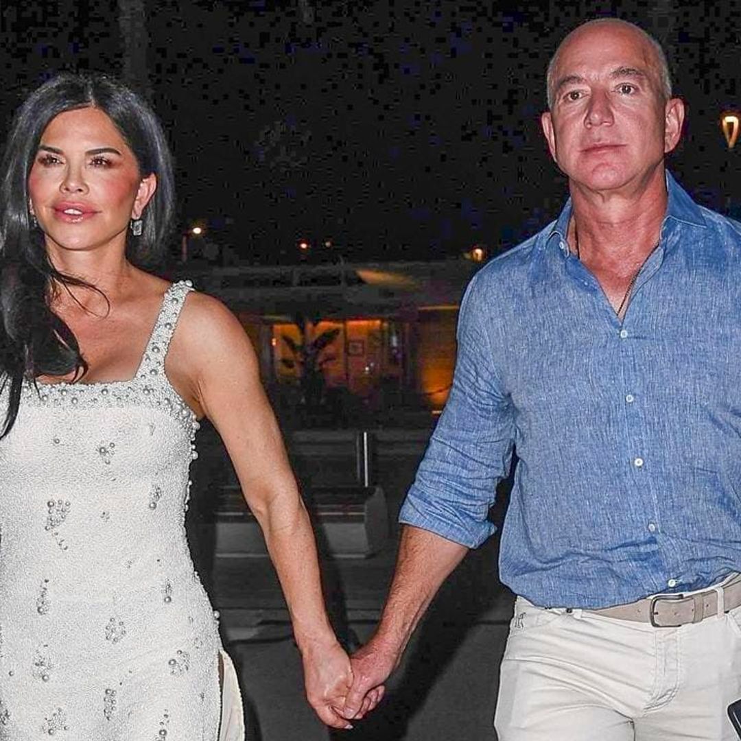 Lauren Sánchez spotted with Jeff Bezos in bridal minidress and engagement ring