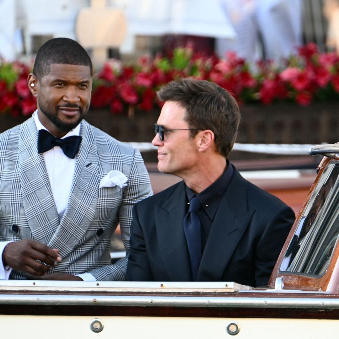 Tom Brady wears velvet heels to Jeff Bezos and Lauren Sánchez's starry pre-wedding party