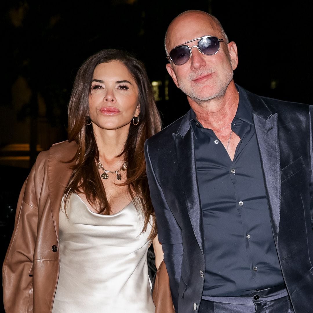 Lauren Sánchez Bezos kicks off 2026 dancing in denim mini skirt and strapless top with Jeff Bezos in St. Barts