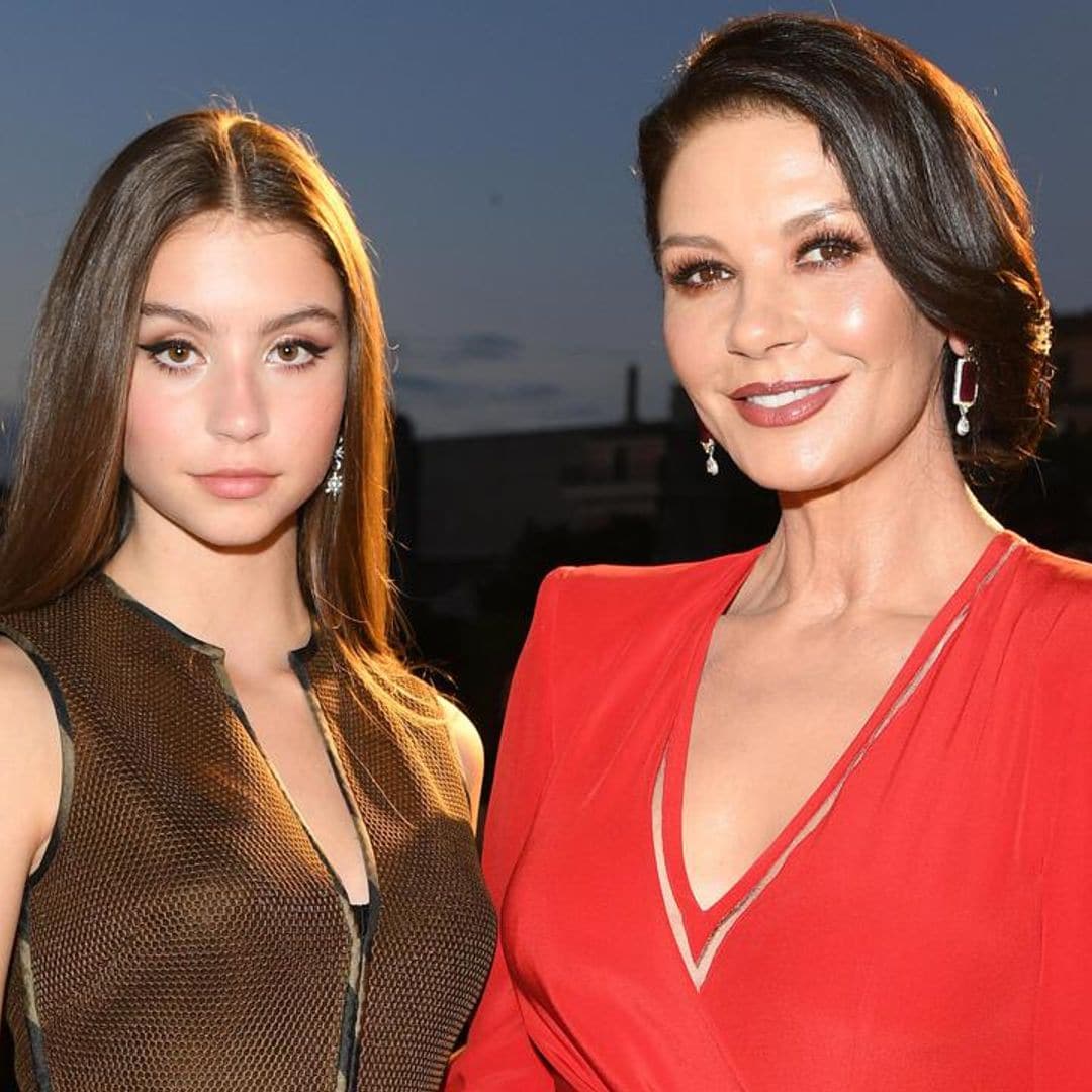 Catherine Zeta-Jones shares the similarities between her daughter Carys and Wednesday Addams