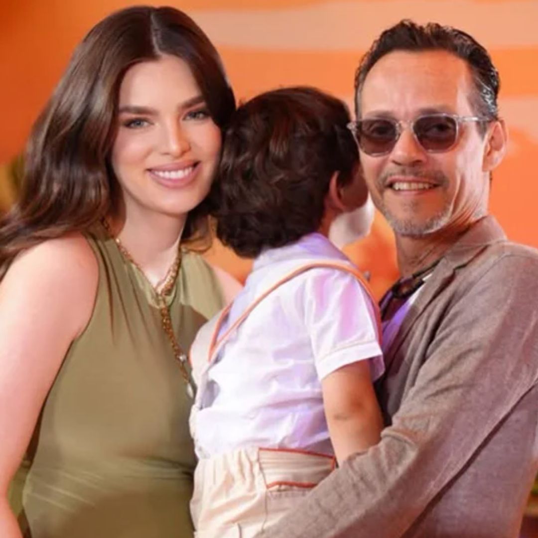 Nadia Ferreira, Marc Anthony, and their son Marquito head to Disney for baby Myla’s very first adventure