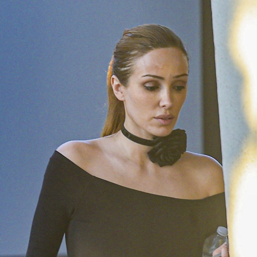 Bianca Censori's ultra-plunging bodysuit and fishnet tights steal the show during Ibiza night out