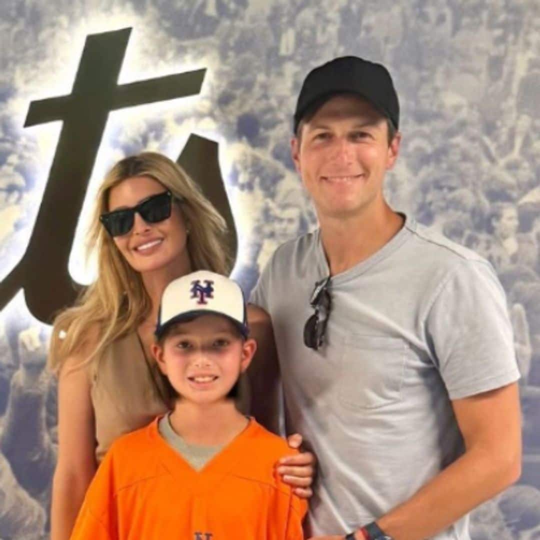 Ivanka Trump is all smiles with Jared Kushner and her son at Mets game in NYC