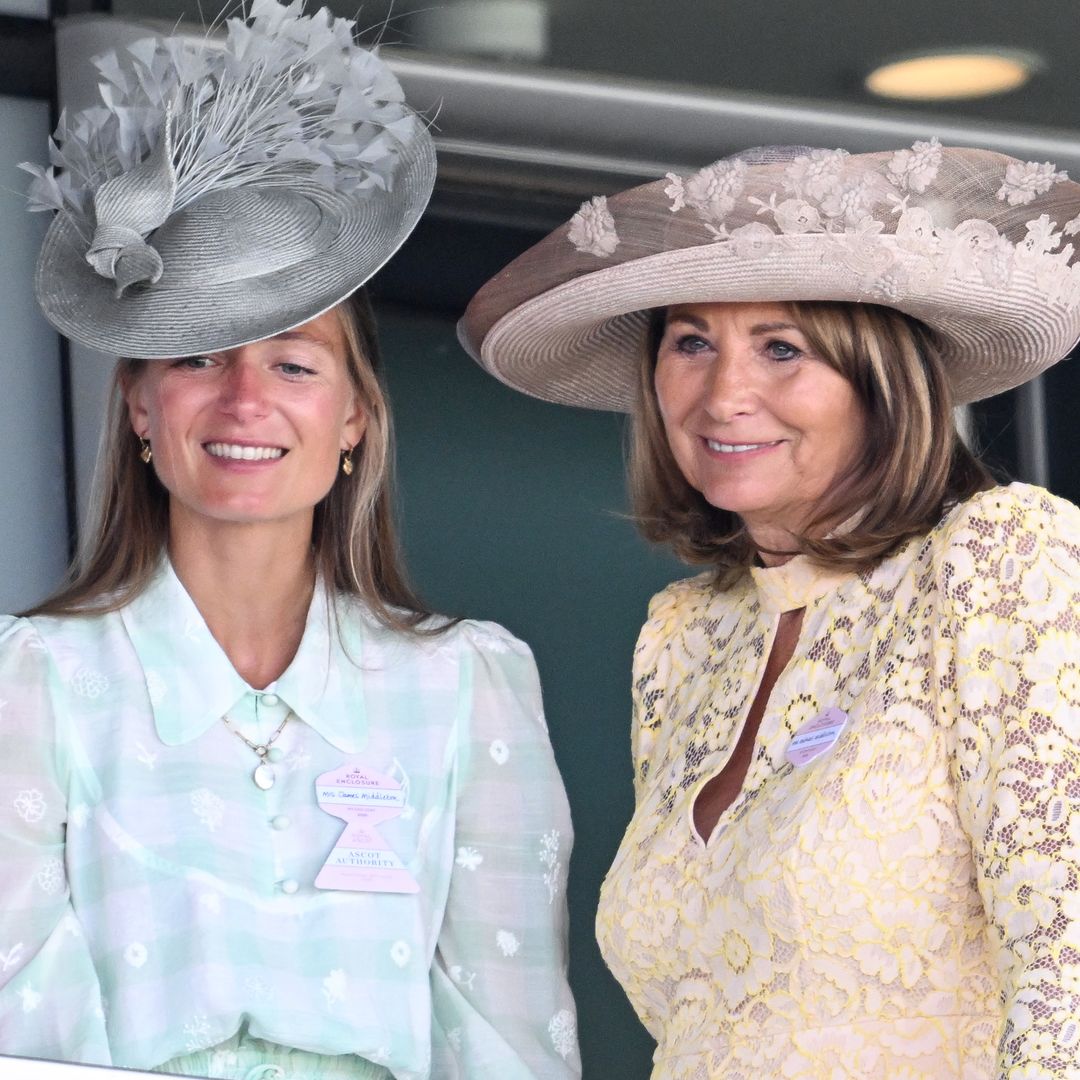 Did the Princess of Wales' sister-in-law borrow an accessory from mother-in-law Carole Middleton for their day out?