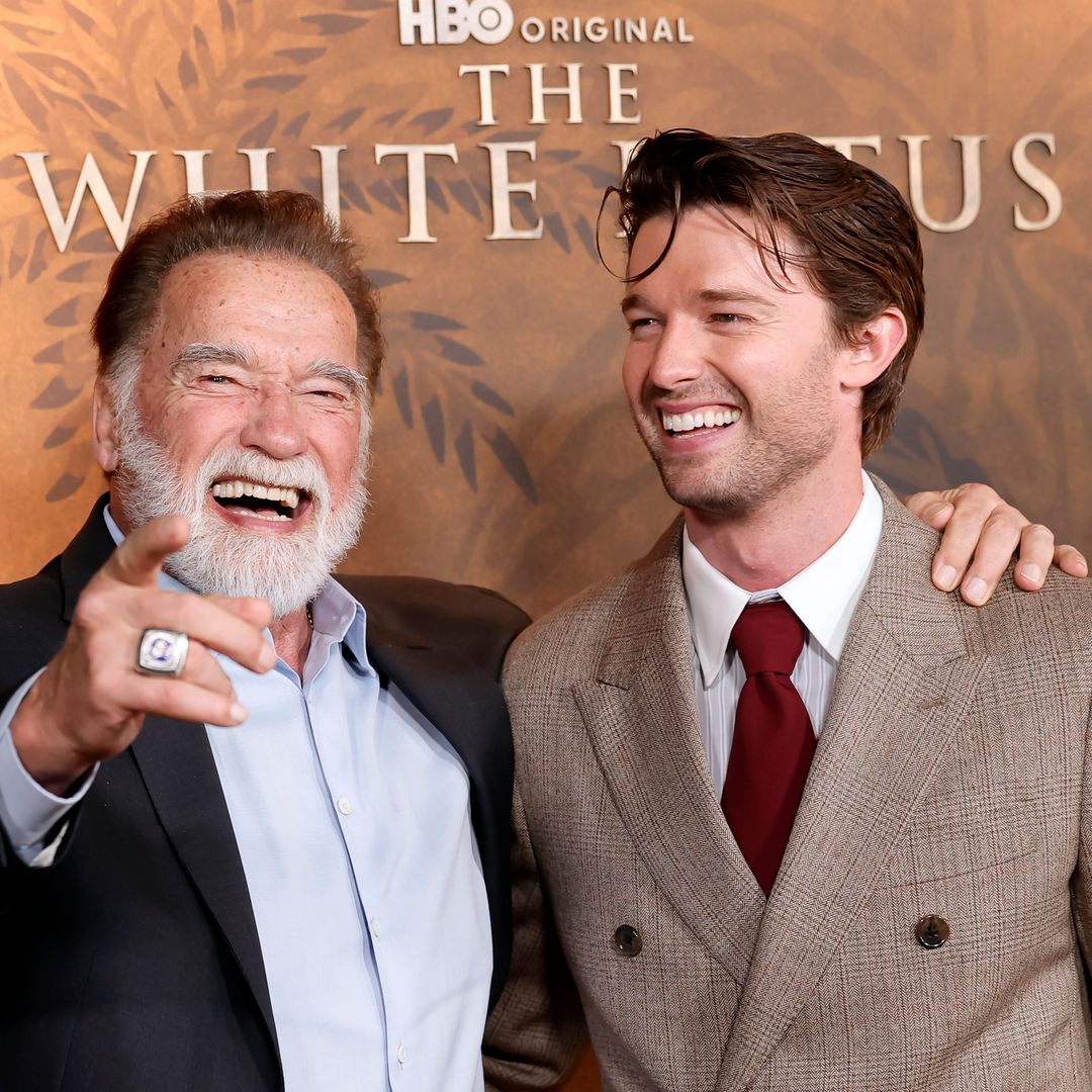 Arnold Schwarzenegger had a proud dad moment while speaking at Patrick Schwarzenegger's wedding