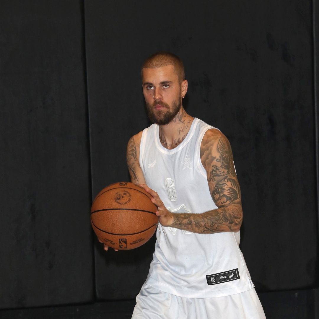 Justin Bieber hits the court while Selena Gomez celebrates her wedding weekend